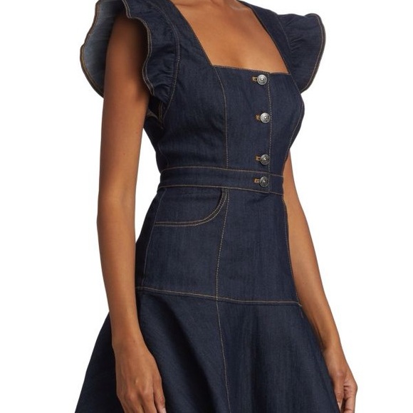 cinq a sept Dresses & Skirts - Cinq à Sept Black Denim Dress